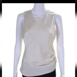 Ecru "Johansson" Blouse In Ivory NWT SZ L